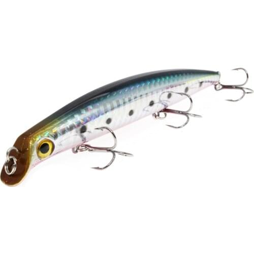 1PCS Minnow Fishing Lure 125mm 15g Floating Hard Bait Wobbler Jig Bait Crankbait Carp Striped bass Pesca Fishing tackle SwimBait