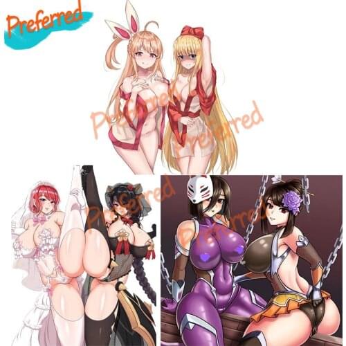 Sexy Hentai Waifu Anime Girl for Last Origin Waterproof Luggage Guitar Laptop Funny PVC Vinyl Car Sticker Decoration