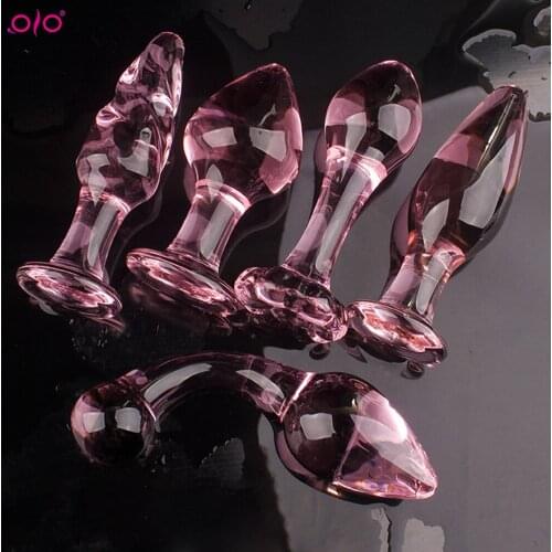 OLO Silicone Anal Plug Prostate Massager Dildo Anal Plug Removable Butt Stimulator Anal Sex Toys For Women Men Gay