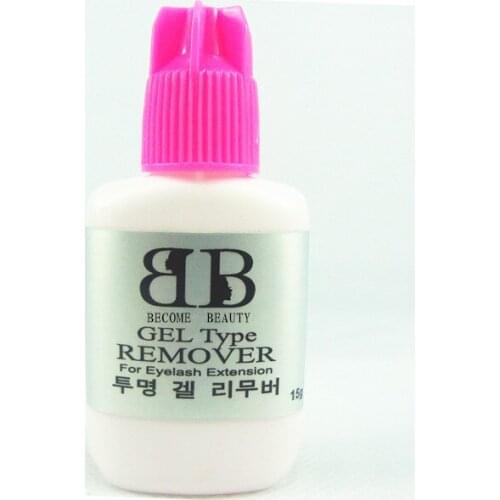 Gel type glue remover Korea eyelash extensions glue remmover makeup eyelash glue remover 15g/bottle