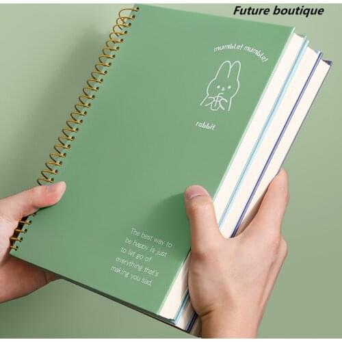 Super Thick Journal B5 Simple Coil Notebook Daily Office Work Business Diary Book School Supplies Stationery 2021 Notepad Gift