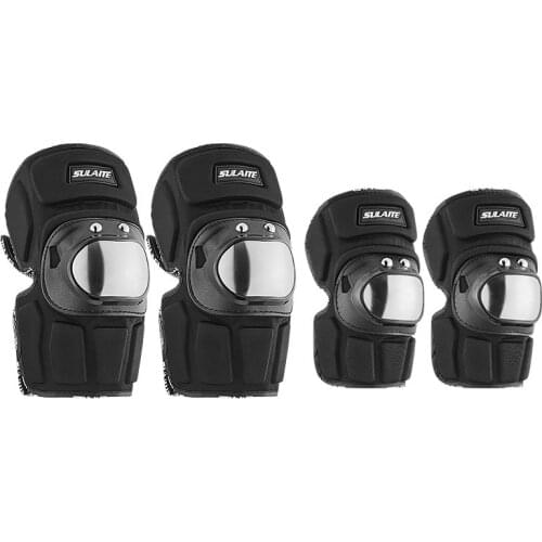 Motorcycle riders stainless steel knee and elbow protection, wind proof and cushioning outdoor sports protector gt345