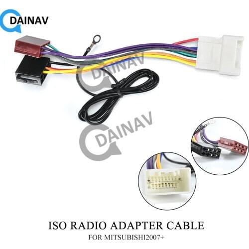 12-030 ISO RADIO ADAPTER CABLE FOR MITSUBISHI2007