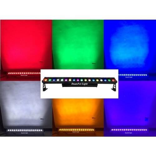20lot 18 x 15w 5in1 rgbwa IP65 Pixel dmx led wall wash faced bay led lamps Wash led outdoor wall lighting