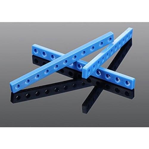 5pcs plastic strip connecting rod fixed round hole 99*9*4mm DIY model material