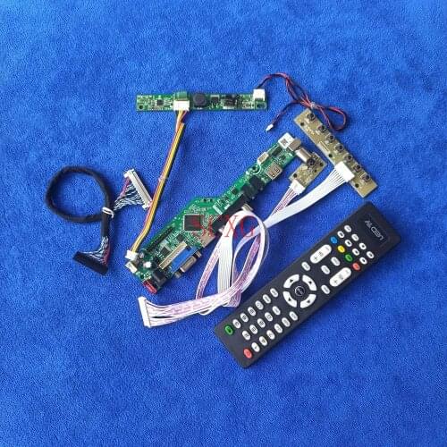 AV VGA USB HDMI-compatible Signal Analog 1920*1080 Monitor Drive Board For M270HCJ/M270HGE/MV270FHM LCD LED DIY Kit 30-Pin LVDS