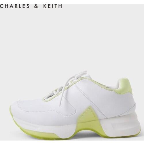 CHARLES＆KEITH New Arrival for Winter2020 CK1-71700046Ladies casual sneakers color matching simple fashion comfortable old shoes