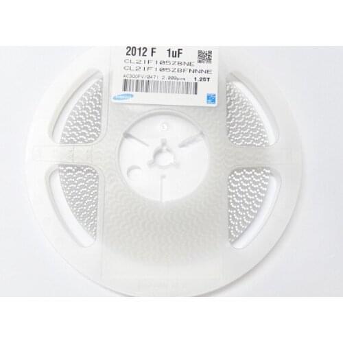 CL21F105ZBFNNNG CL21F105ZBFNNNE CL21F105ZAFNNNG CL21F105ZAFNNNE 0805 1uF 25V 50V Y5V ±80/-20% Ceramic capacitor Chip capacitor