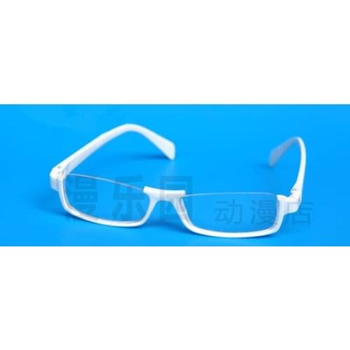 Dangan Ronpa Togami Byakuya Eyewear White Frame Cosplay Glasses