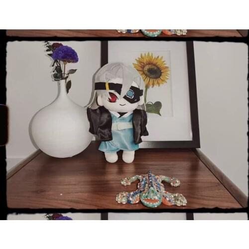 Yuri Demon Slayer Kimetsu no Yaiba Uzui Tengen 20cm Plush Doll Toy Stuffed with Clothes Cute Limit Cosplay Fan Gift Fashion C