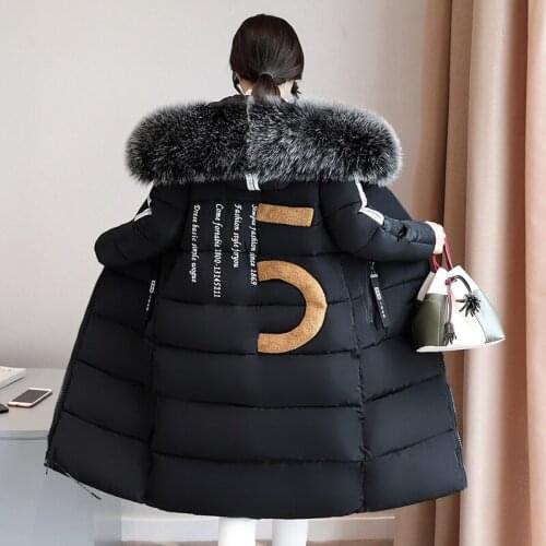Will Hot Sale Code Suit-dress 2019 Originality Fund 5 A Word Cotton-padded Clothes Woman Long Overknee Cotton Loose Coat Winter