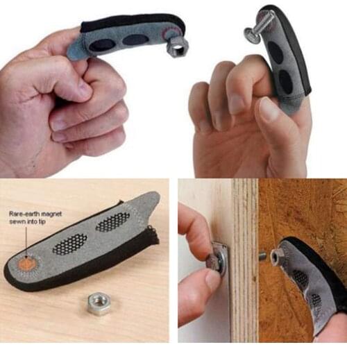 Magnetic Fingertip Sleeve For Convenience Tools Wood Working Tools Hand Tools Controlling Small Metal