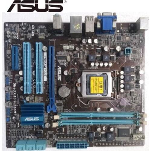 ASUS original USED motherboard P7H55-M PLUS LGA 1156 DDR3 boards support I3 I5 I7 H55 Desktop motherboard mainboard