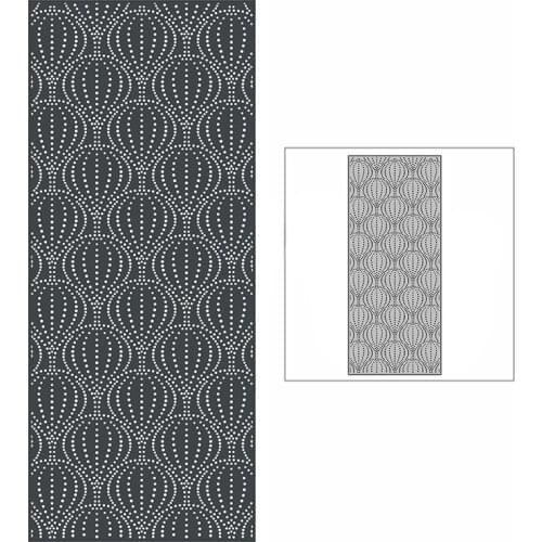 New Slim Dotted Hot Air Balloons Background Plate 2021 Metal Cutting Dies for DIY Scrapbooking and Card Making Embossing Craft