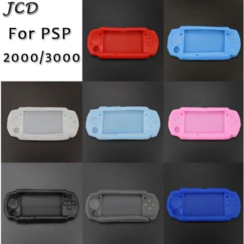 JCD For Sony PSP 2000/3000 Soft Silicone Case Skin Protective Cover Rubber Shell For PSP 2000/3000 Game Console Accessories