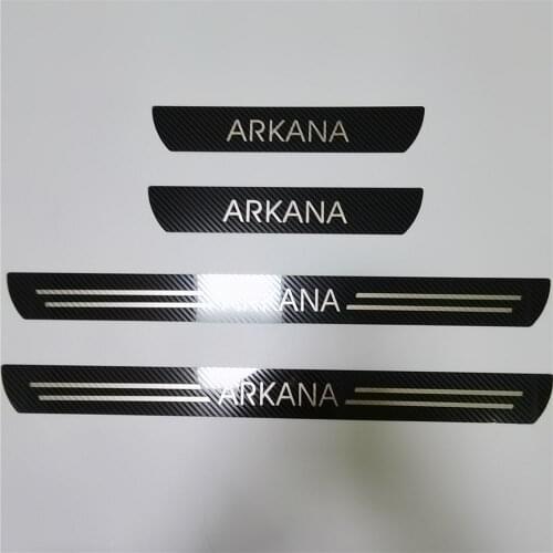 For Renault ARKANA XM3 2019 2020 2021 Car Door Sill Cover Guard Stainless Welcome Kick Scuff Plate Pedal Bar Protect Accessories