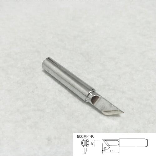 10PCS 900M-T-K Soldering Iron Tip For Hakko Saike Aoyue Lucky BAKU Quick 936 852 Soldering Tips For Soldering Iron
