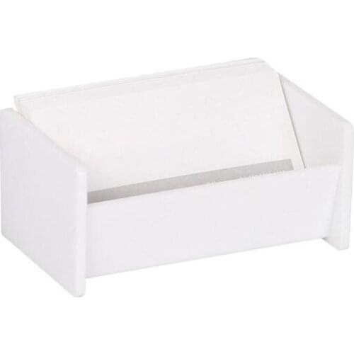 Desktop Business Name Card Box Storage Display Stand Holder Rack Table Organizer P9YA