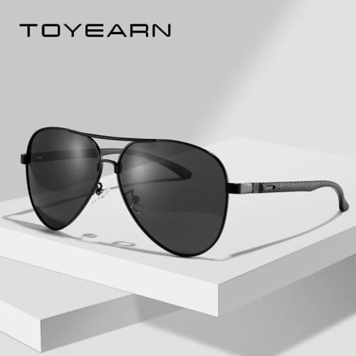 2020 New Fashion Vintage Pilot Polarized Sunglasses Men Brand Design Driving Aluminum Magnesium Sun Glasses For Male