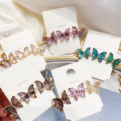 1pc Cute Butterfly Star Hair Clip Clamp Crystal Bobby Hairpins Metal Barrettes Headwear For Women Girl Hair Styling Accessories