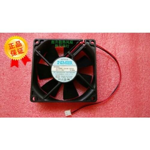 Original NMB 8020 DC12V 0.36A 80*80*20MM 8CM 3108NL-04W-B59 2 wire cooling fan