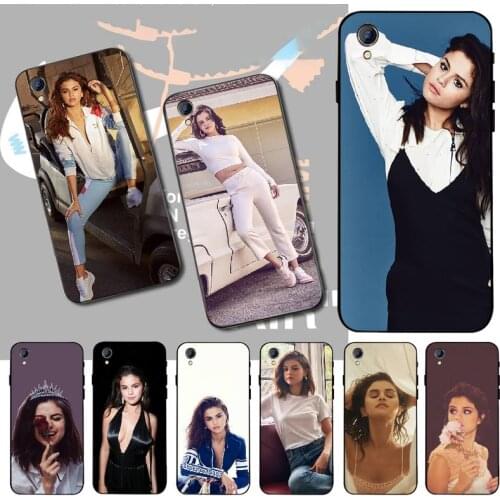 PENGHUWAN Selena Gomez Soft black Phone Case For Vivo Y91c Y17 Y51 Y67 Y55 Y93 Y81S Y19 Y7S Case