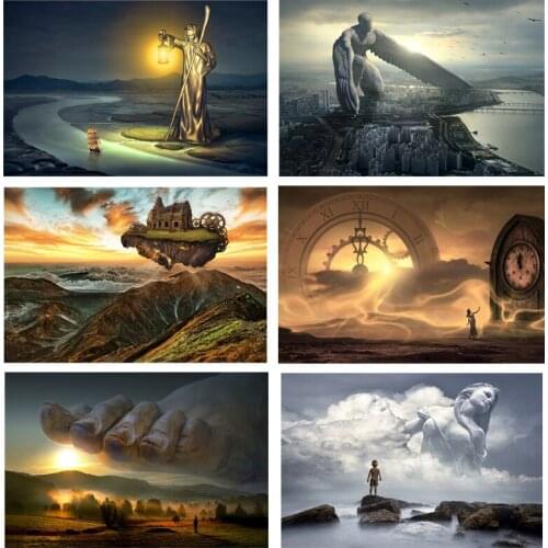 Full Drill Diamond Painting Interesting Scenery Pattern Cross Stitch Lion Diamond Embroidery Picture Of Resin Wall Painting