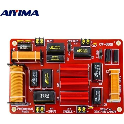 AIYIMA 600W Speaker Frequency Divider 3 Way Crossover Home Theater Professional Stage Audio Speakers Crossovers Filter