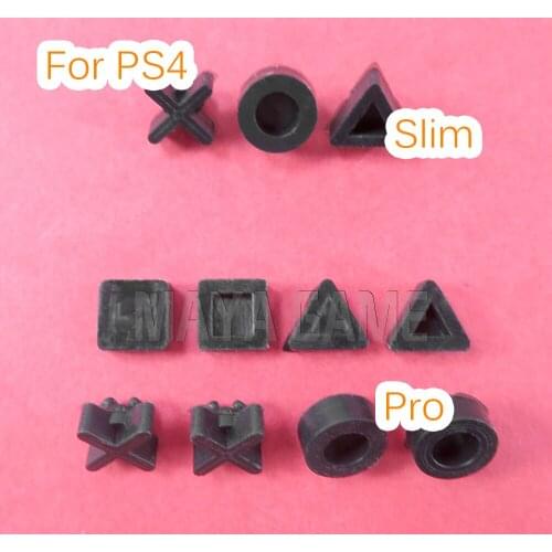 1sets For Sony PS 4 Pro Slim Console Housing Case Rubber Feet Cover For PS4 Silicon Bottom Rubber Cover Feet Pads