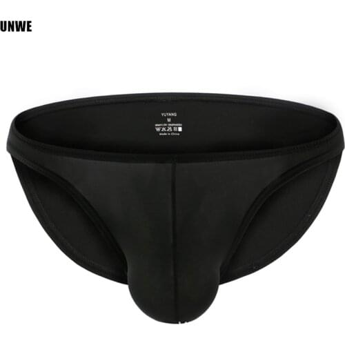 S-XXL Big Men Brief Nylon Sexy Underwear U Convex Brand Male Sexy Underpants Plus Size