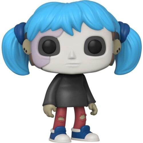 Sally Face #472 Blue Hair Movie TV Figures Collection Anime Model Doll Toys Halloween Christmas Child Gifts