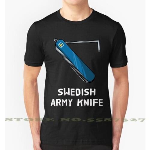 Swedish Army Knife Fashion Vintage Tshirt T Shirts Swedish Army Knife Army Knife Sweden Allen Wrench Swedish Furniture Parody