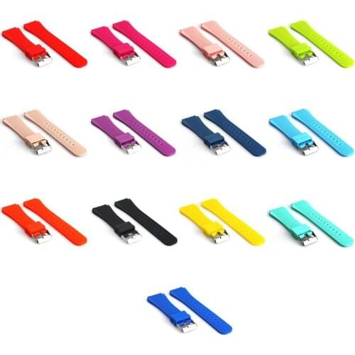 Silicone Wrist Band Strap for Samsung Galaxy Watch 46mm SM-R800 Smart watch Samsung Gear S3 Frontier Silicone Bracelet Replaceme