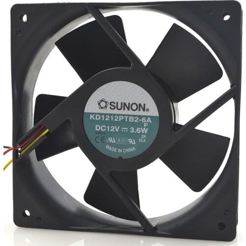 Taiwan FOR SUNONKD1212PTB26A12V3.6W12cm12025 inverter cooling fan