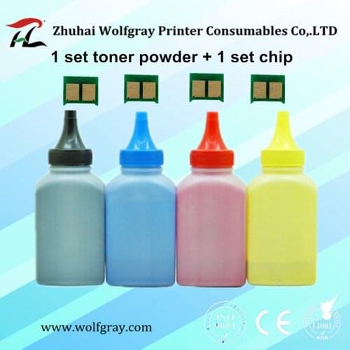 YI LE CAI compatible toner powder for hp CF350A 350a CF351A CF352A CF353A 130A Color LaserJet Pro MFP M176n M176 M177fw M177