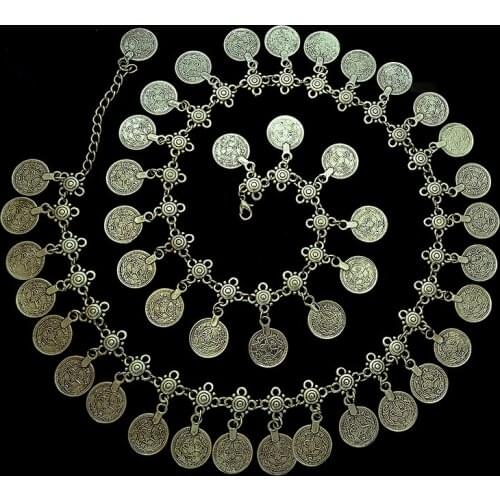 Turkish Summer Beach color Metal Coin Belly Chains Dancing Tassel Waist Chain Belt Gypsy Bohemian Hippie Shimmy Body Jewelry