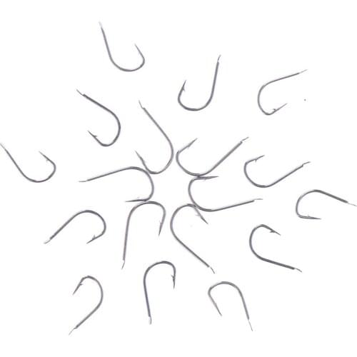 High Quality 100PCS 1 Box High Carbon Steel Circle Owner Freshwater Fishhook hole Strong carp Fish Tackle Fishing Hooks