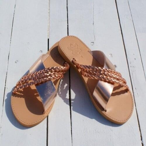 Womens shoes femmes sandales Cross braided lightweight cool casual beach style outdoor the new flat sandals 2020 Walking shoes