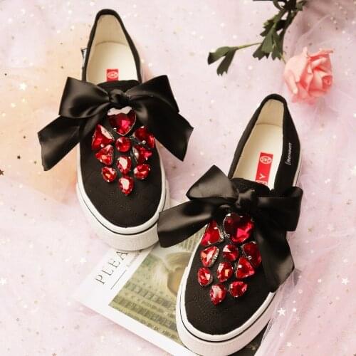 2020 new designer original handmade bow stick drill Lok Fu shoes wild trend womens flat shoes