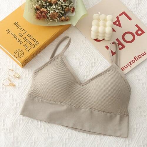 Fashion Bra Tube Top Push Up Underwear Buckle Female Wirefree Bra Gathering Elasticity Soft Womens Underwear