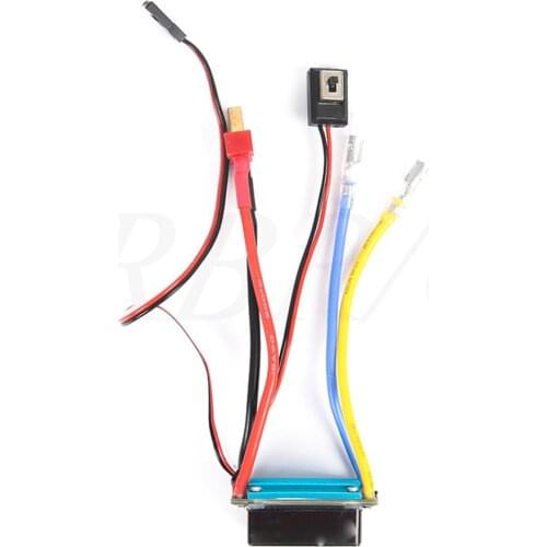160A Brushed Electronic Speed Controller T plug Water-cooled ESC Two-way R699 for RBR/C RC Crawler Car Accessories