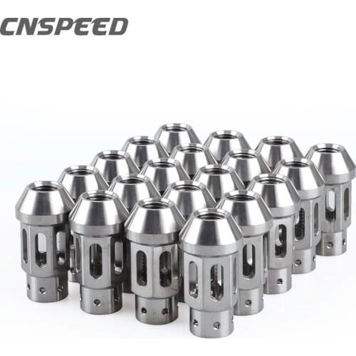 20pcs/Set Titanium Alloy Racing Wheel Lug Nuts m12*1.5 50mm Hollow Nut For Subaru