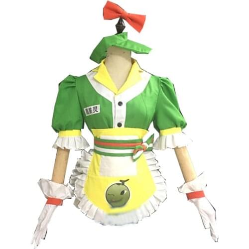 2019 OW Mei Cosplay Costume Honeydew Skin Halloween Carnival Maid Costumes For Adult Women Female Girls Full Set Custom Made