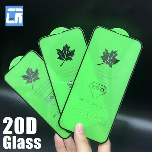 20D Full Protective Glass On The For iPhone 13 12 Pro Max 12 mini Screen Protector For iPhone 11 Pro Xs Max XR XS Tempered Glass