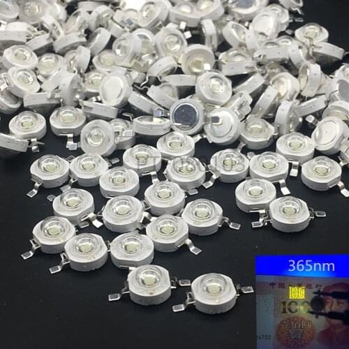 3W UV Purple LED Ultraviolet Bulbs Lamp Chips 365nm 375nm 380nm 385nm 395nm 400nm 405nm 410nm 420nm 3W High Power Light