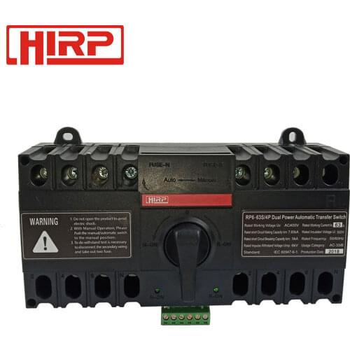 4P 63A 220V Automatic Transfer Switch ATS For Generator