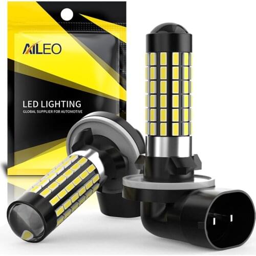 AILEO H27W/2 881894 881 886 889 896 898 H27 LED Car Fog Light Bulb 3014 78SMD Super Bright 6000K 2400 Lumens