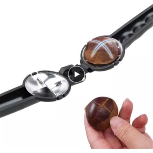 Chestnut Clip Fruits Vegetable Tools Kitchen Tools Home Gadget Nutcracker Sheller Walnut Clip Nut Opener Cutter Stainless Steel