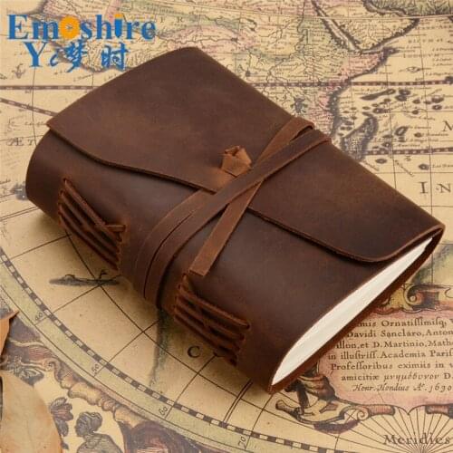 100% Genuine Leather Travelers Notebook Travel Diary Journal Vintage Handmade Cowhide Gift traveler Lettering Memo Pad N154