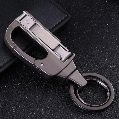 Nail clippers keychain key ring waist hanging key chain key holder pants buckle high quality sleutelhanger chaveiro llaveros